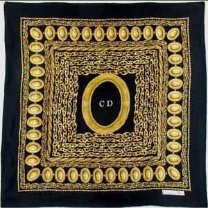 Christian Dior Silk Scarf 🖤✨